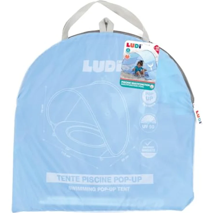 Ludi Zelt- und Schutzbasis blau 10 Monate+ – Bild 2