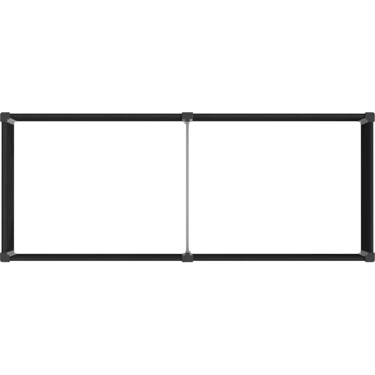 vidaXL Hochbeet Schwarz 250 x 100 x 54 cm 42038990 – Bild 4