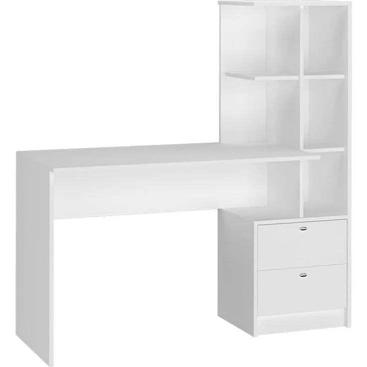 Schreibtisch Denton Weiß 136 x 55 cm Vicco