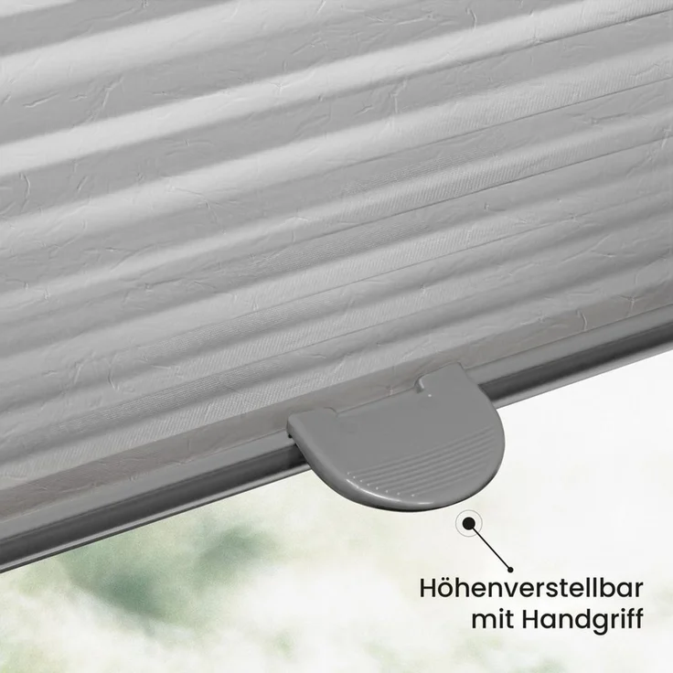 Sonello Plissee crush Klemmfix ohne Bohren, blickdicht, Klemmfix, verspannt, 30x100 cm Grau Faltrollo, Easyfix, Blickdicht, Lichtschutz Sonnenschutzrollo verspannt, Jalousie Rollo für Fenster & Tür, einfache Montage, in verschiedenen Farben und Größen – Bild 3