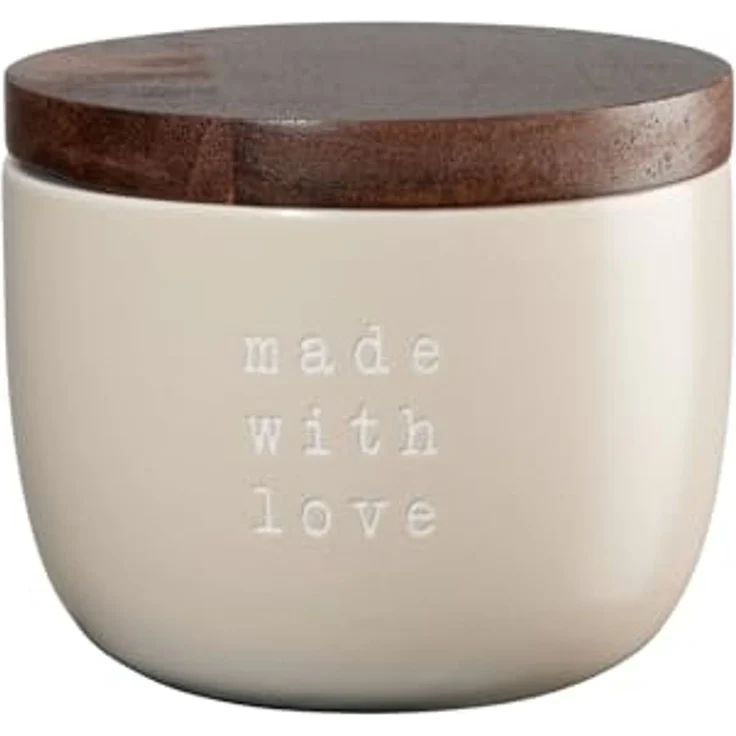 ASA Selection Marmeladendose Made With Love Hey! L 10 cm B 10 cm H 8,4 cm – Bild 1