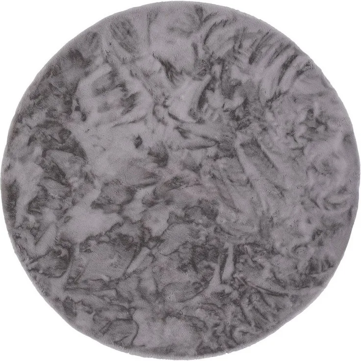 Pergamon Fellteppich Fellteppich Luxus Super Soft Plush Rund, Rund, Höhe: 25 mm