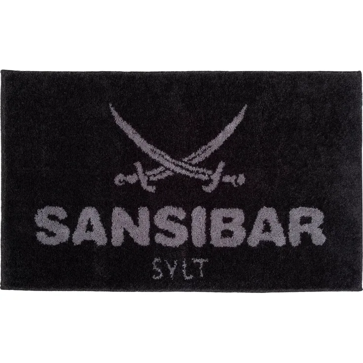 Badematte SANSIBAR BL 60x100 cm grau Badteppich Badvorleger Duschvorleger Duschmatte Badeteppich