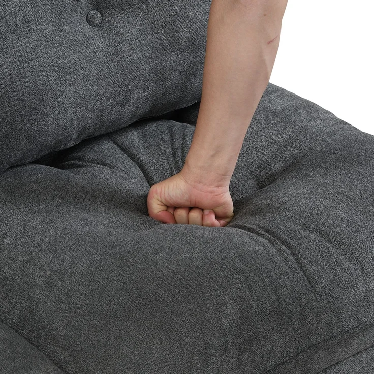 ZUBALIYA Wohnlandschaft, mit Stauraum, mit Chenille - Bezug, mit Samtbezug, mit Knopfheftung, modular aufgebaut – Bild 18