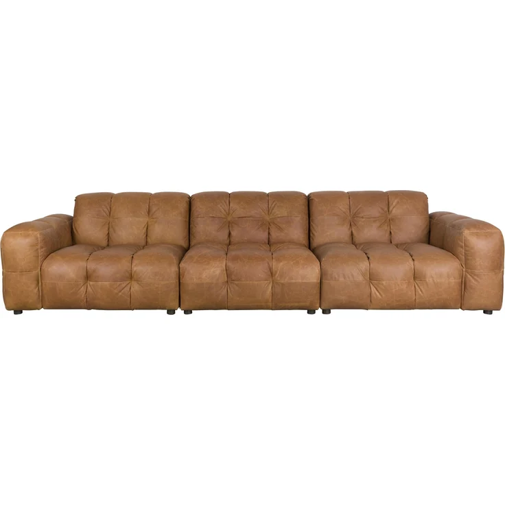 HACKMAN 4,5-Sitzer Sofa Echtleder Cognac von DUTCHBONE – Bild 2