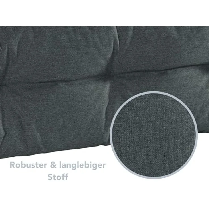 XDREAM Palettenkissen Sitzkissen, Rückenkissen und Seitenkissen (Einzeln oder als Set), passend für handelsübliche Europaletten/ Indoor & Outdoor geeignet – Bild 5