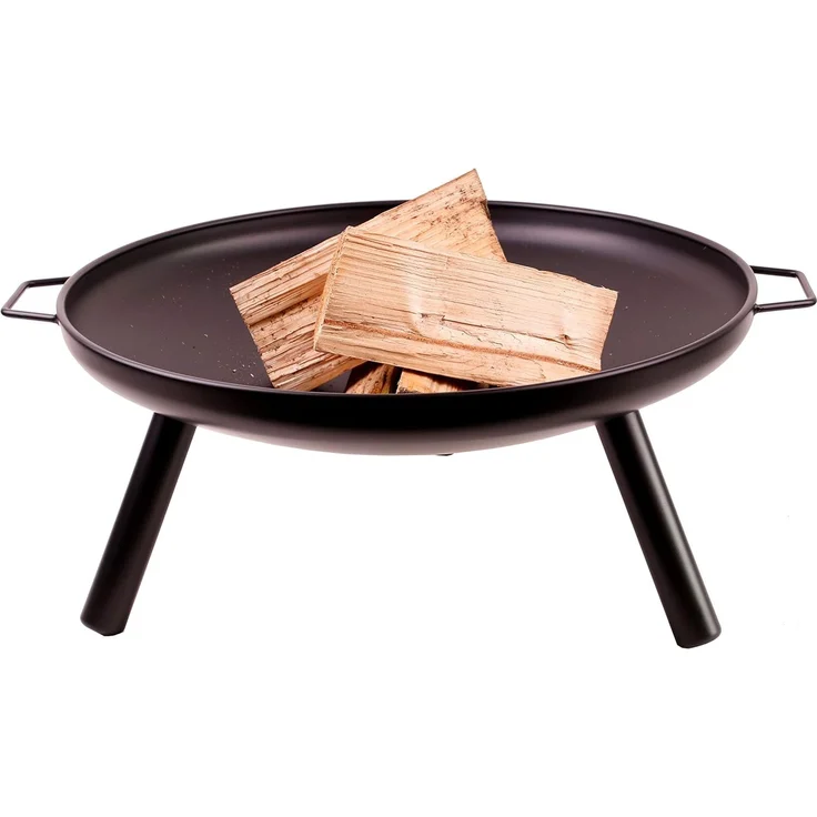 Feuerschale, Eisen Schwarz, Ø 60x29 cm – Bild 4