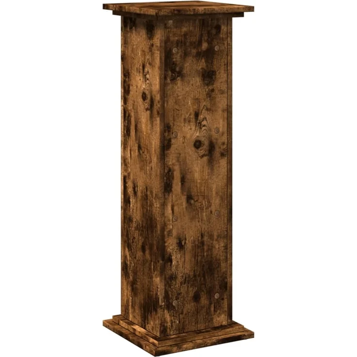 vidaXL Postament mit Stauraum, Holzwerkstoff, Räuchereiche, 31 x 30 x 90 cm – Bild 7