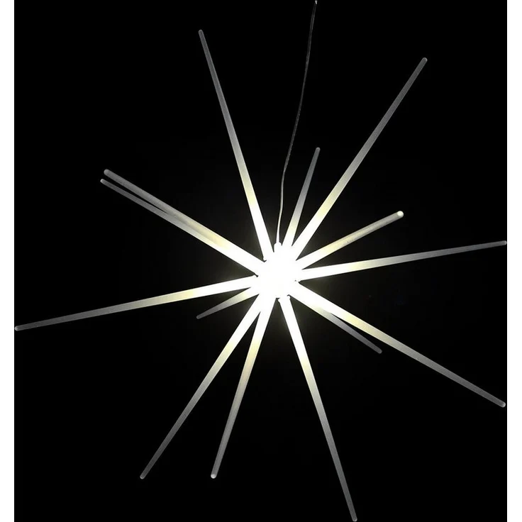 Mojawo Stern 3D LED zum Hängen, Kunststoff weiß, DIA 51cm – Bild 5