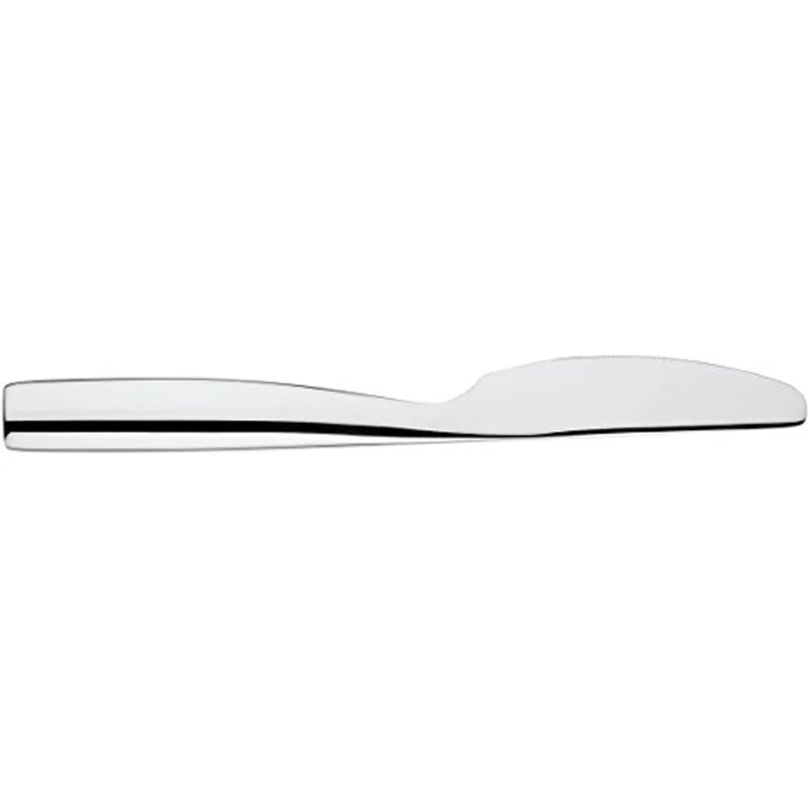 Alessi Tafelmesser, Stahl, Silber, 3 x 26 x 5 cm, 6-Einheiten – Bild 1