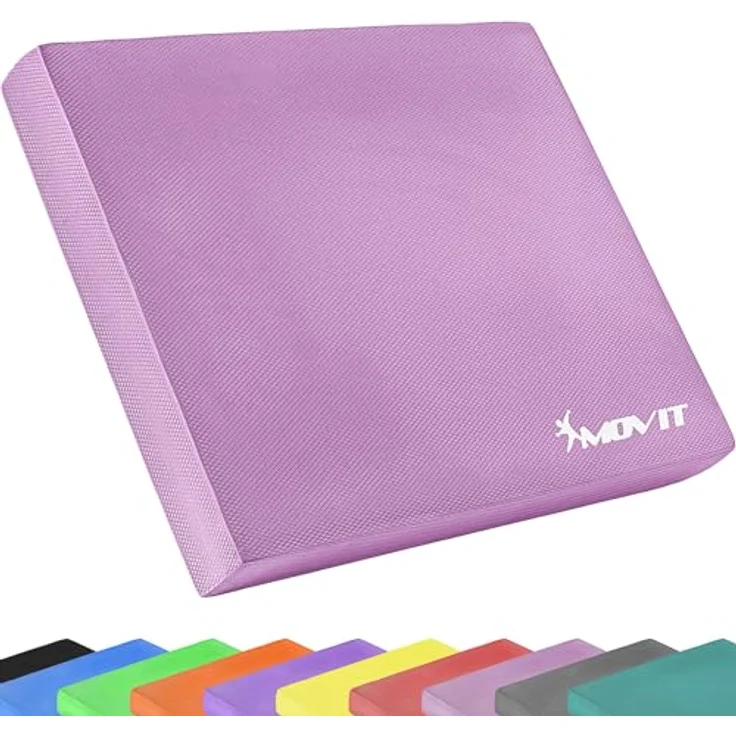 MOVIT Balanceboard Balance Pad Dynamic Base, 50 x 40 x 6 cm, Training für Gleichgewicht und Koordination, Balancekissen, 10 Farben – Bild 2