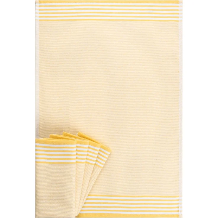Hermia Concept 'Sevilla - Yellow' Handtuch-Set (5-teilig), Gelb, 50 x 70 cm – Bild 2