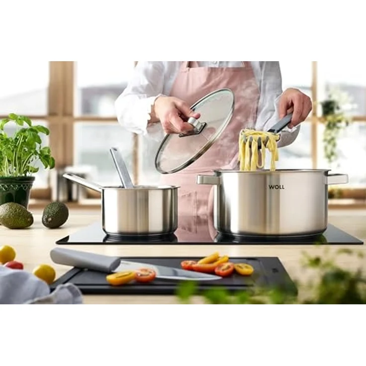 WOLL Topf-Set Steel, Edelstahl (Set, 7-tlg), hochwertiger, korrosionsbeständiger Edelstahl – Bild 6