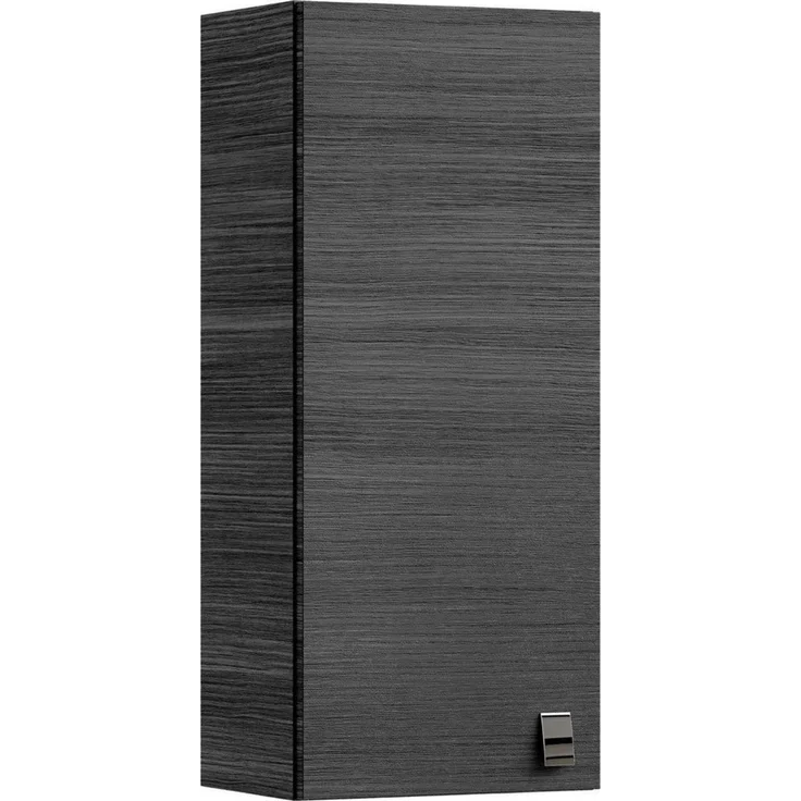 Planetmöbel Midischrank Midischrank 32cm Anthrazit (Kleiner Badschrank für extra Stauraum mit 3 Fächern) Hängeschrank für Badezimmer – Bild 1