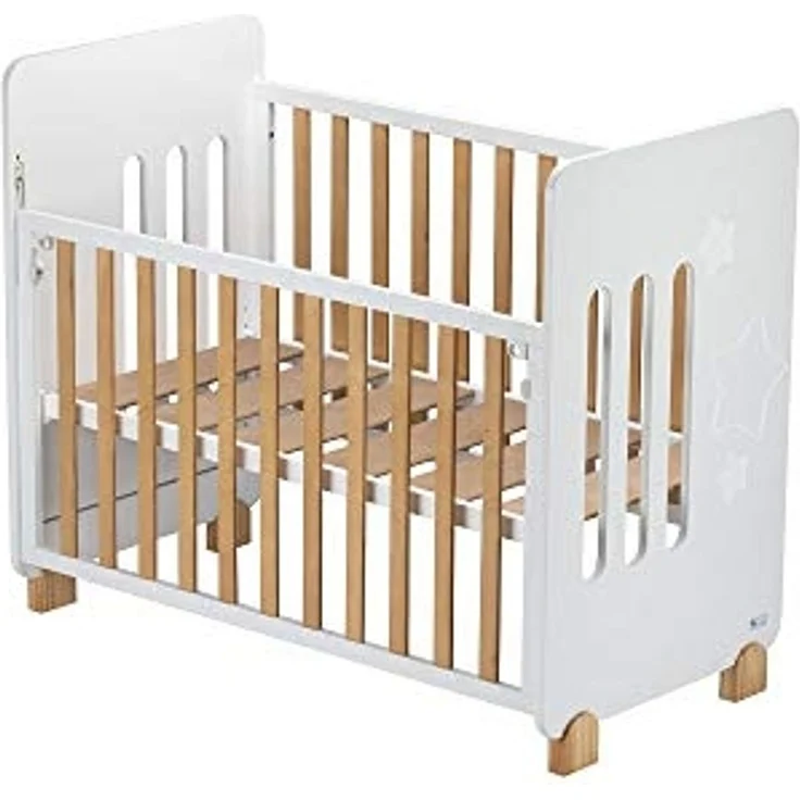 Interbaby CUNA15 Babybett Star Nature, weiß, 19.3 kg – Bild 2