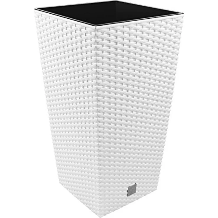 Prosperplast Blumentopf, weiß, 36 x 6,5 x 36 cm, DRTS400-S449