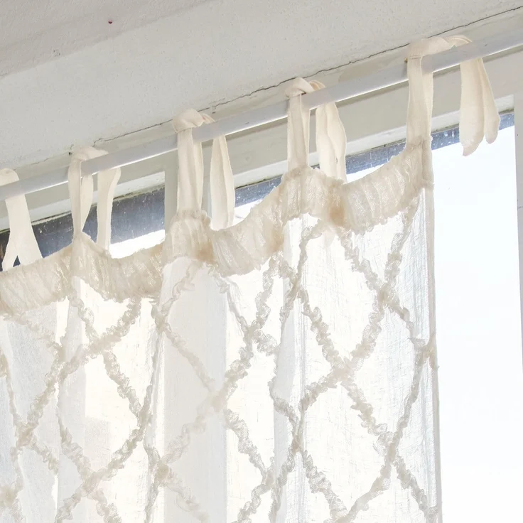 Mirabeau Vorhang Gardine Mistry creme – Bild 5