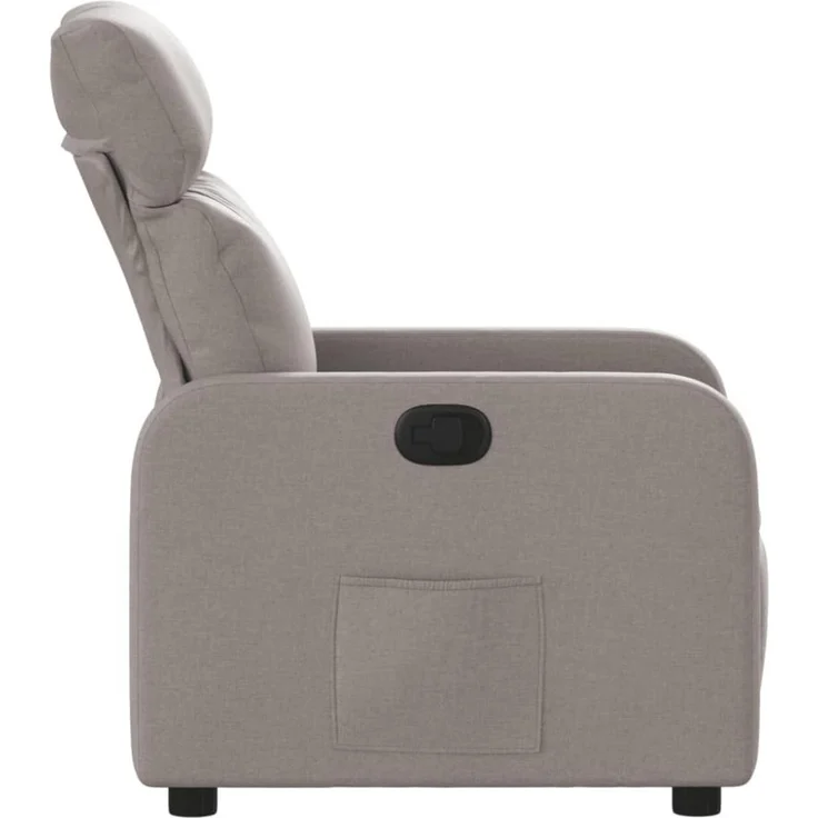 vidaXL Relaxsessel Taupe Stoff 374172 – Bild 4