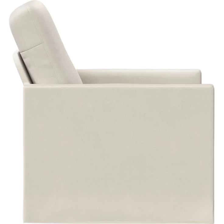 vidaXL Einzelsofa Creme 70 x 81 x 82 cm Samt (V) 42041029 – Bild 3