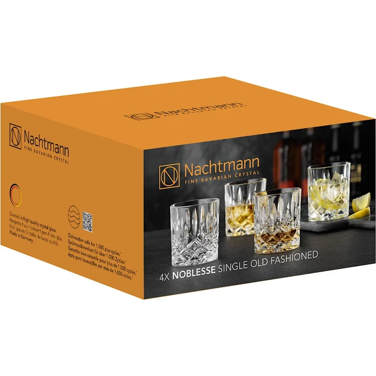 Nachtmann 'SOF Noblesse' Whisky Gläser Set, 4-teilig, Glas, 245 ml – Bild 4