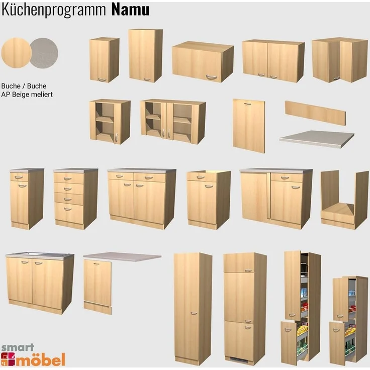 Flex-Well Seitenschrank Nano (B x H x T) 50 x 200 x 57 cm, für viel Stauraum – Bild 6