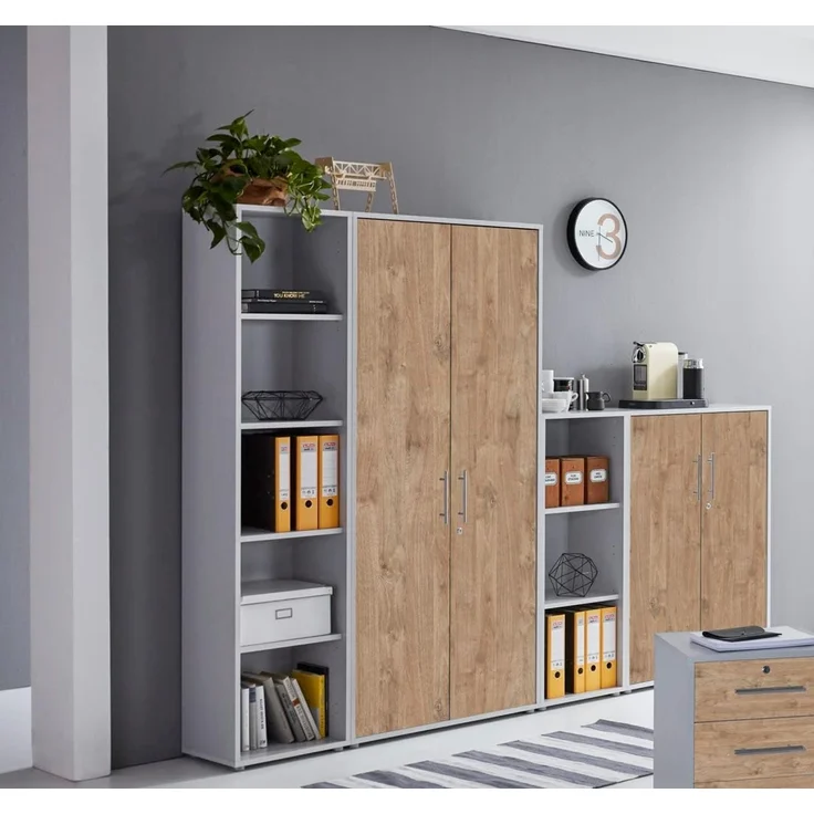 moebel-dich-auf Aktenschrank OFFICE EDITION (Set 4, abschließbar, Metallgriffen) Made in Germany – Bild 1