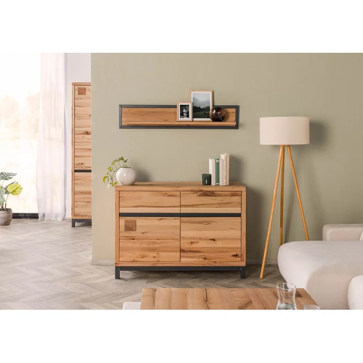 Sideboard Kernbuche 120 x 45 x 85 natur geölt VILLANDERS #111 – Bild 9