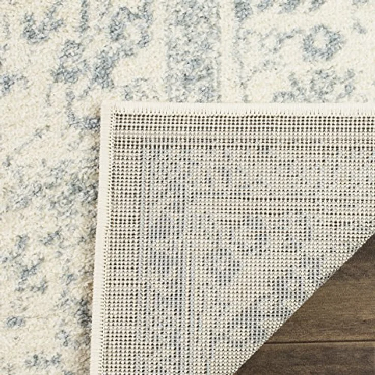 Safavieh Akzent-Teppich 76x122 cm - Adirondack Collection - Transitional Design, Elfenbein & Schiefer, Pflegeleichte Synthetikmischung, Ideal für Wohnzimmer, Schlafzimmer, Büro – Bild 5