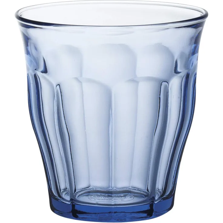 Duralex Picardie 1026BC04 Trinkgläser, 220 ml, Marineblau-durchsichtig, 4 Stück