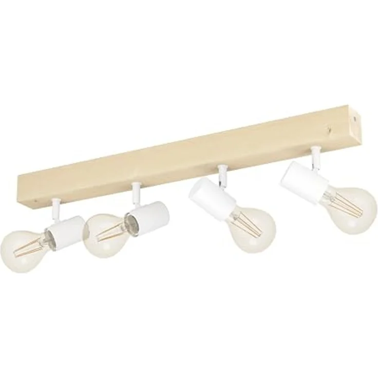 Eglo 33172 TOWNSHEND 3 braun, weiß L:63cm B:5cm – Bild 1