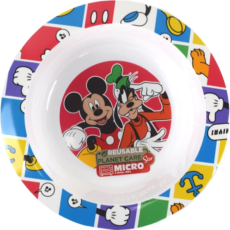 Mikrowellengeschirr Schüssel Ø16 für Kinder verschiedene Motive Mickey Mouse