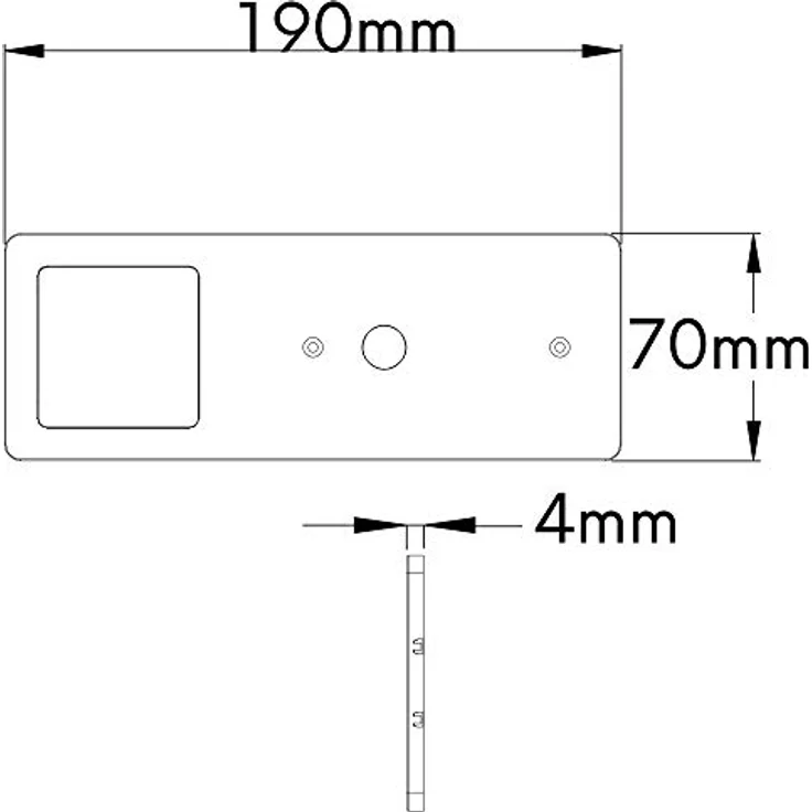 kalb LED Unterbauleuchte schwarz 5W- sehr flache Küchenleuchte mit Touch-Dimmfunktion, 3er Set neutralweiß, neutralweiss – Bild 4