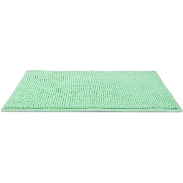 Beautissu Badematte Badezimmerteppich BeauMare WR rutschfest 80x50 cm Hellgrün – Bild 9