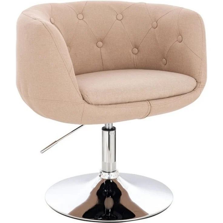SVITA Cocktailsessel PANAMA (1-St, Drehsessel), 360° drehbar, verchromtes Gestell, bequem gepolstert, höhenverstellbar – Bild 4