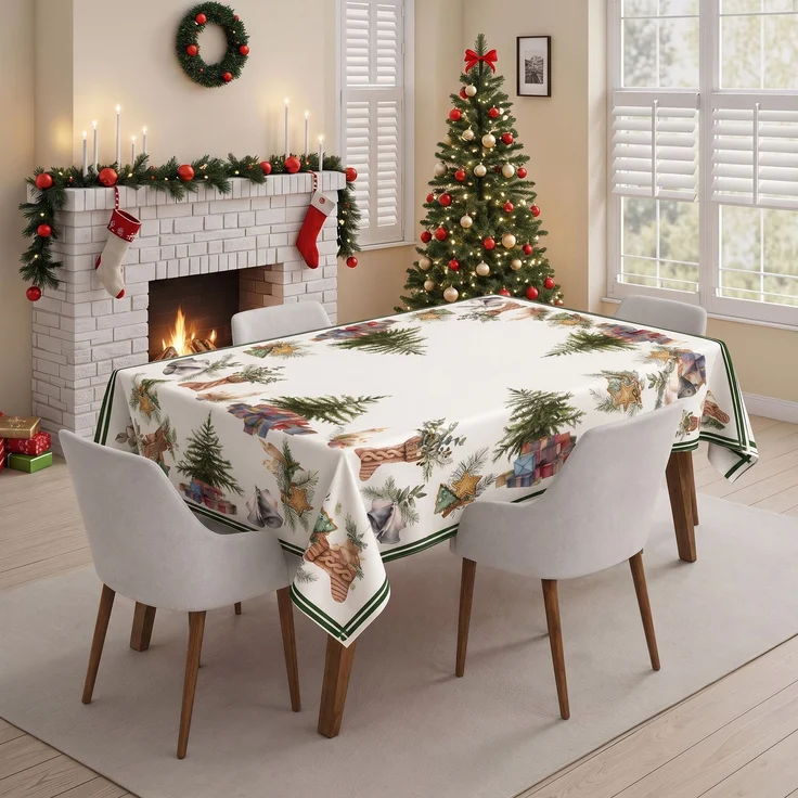 Hermia Concept 'Xmas 22 - Small' Tischdecke, Mehrfarbig, 100 x 160 cm – Bild 1