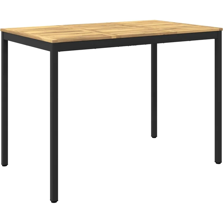 vidaXL Gartenbar-Tisch Weiß und Schwarz 147 x 88,5 x 105 cm 901784 – Bild 1