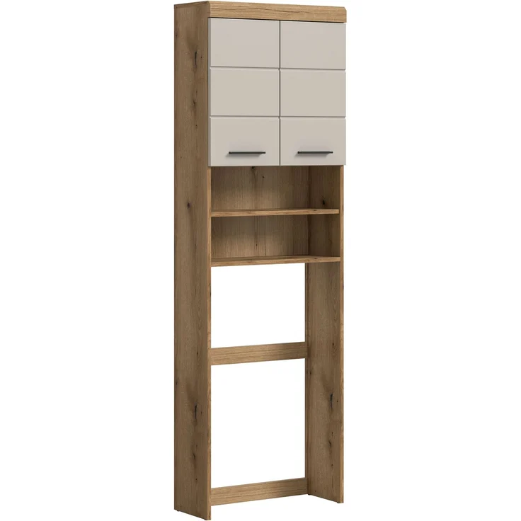 Waschmaschienenüberbau B/H/T: 63x191x24 cm in Evoak Oak Nachbildung – Bild 1