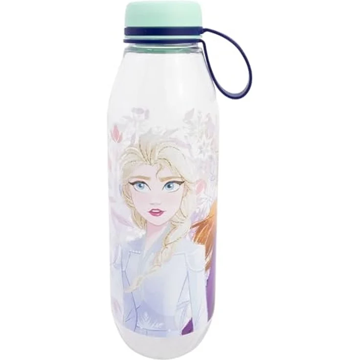Disney Frozen Kinder Trinkflasche 650 ml Ecozen Adventure Bottle mit Trageschlaufe – Bild 1