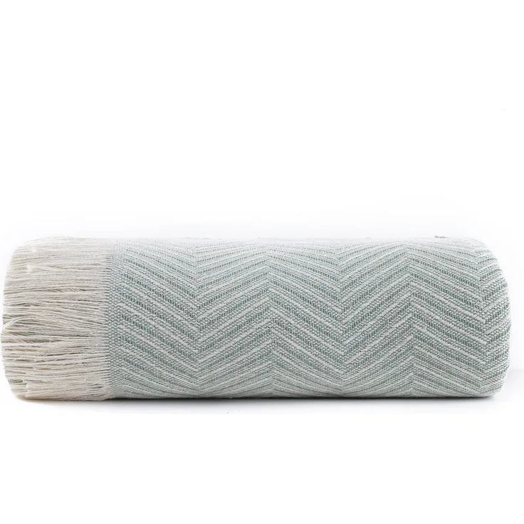 Todocama Mehrzweck-Tagesdecke für Sofa, Überwurf für Bett, Sofaüberwurf, Jarapas, Fischgrätenmuster