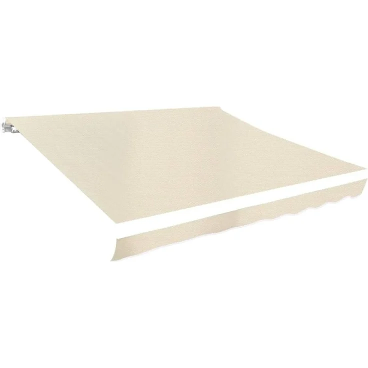 vidaXL Markisenstoff Sonnenschutz Markisentuch Cremefarben 4×3 m (ohne Rahmen) – Bild 1