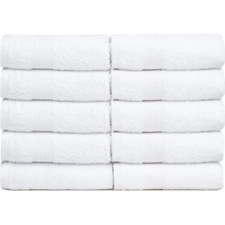 Brielle Handtuch Set Brielle Guest Towel Set - 10 pcs White 30x50 cm – Bild 6