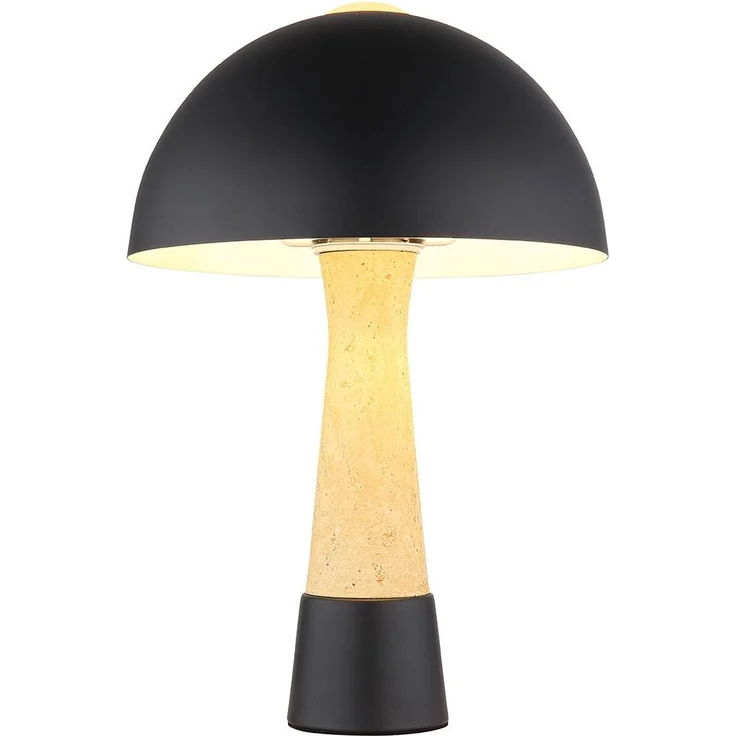 Tischleuchte, schwarz matt, Wippschalter, H 36,5 cm – Bild 6