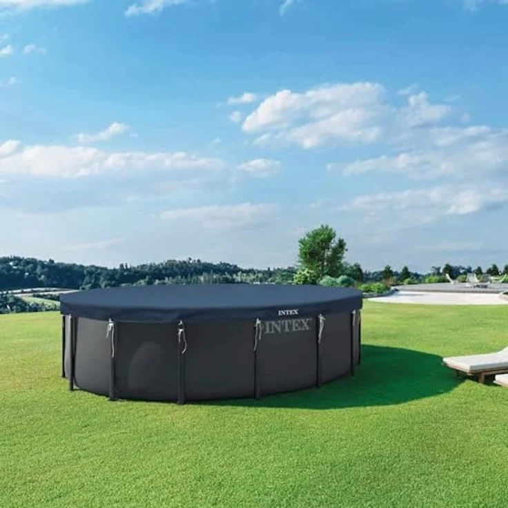 Intex Pool-Abdeckplane Deluxe, Ø 488 cm – Bild 7