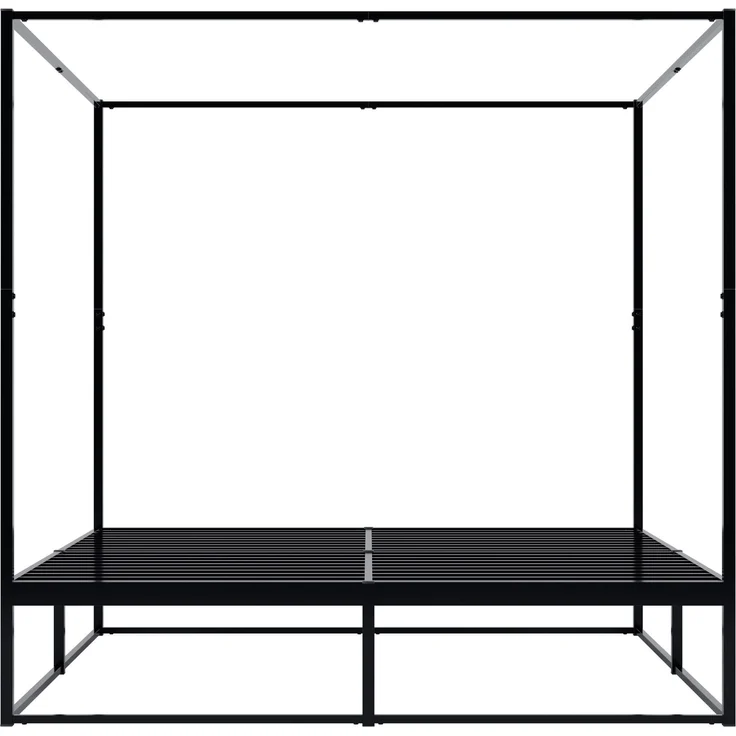 CLP Himmelbett Batoni Rahmen und Lattenrost aus Metall,180 x 200 cm – Bild 4