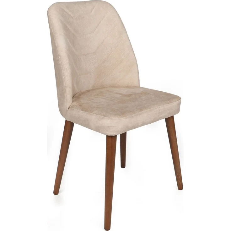 Skye Decor 'Dallas-550 V4' Stuhlset (4-teilig), Beige / Walnuss, 50 x 90 x 49 cm – Bild 2