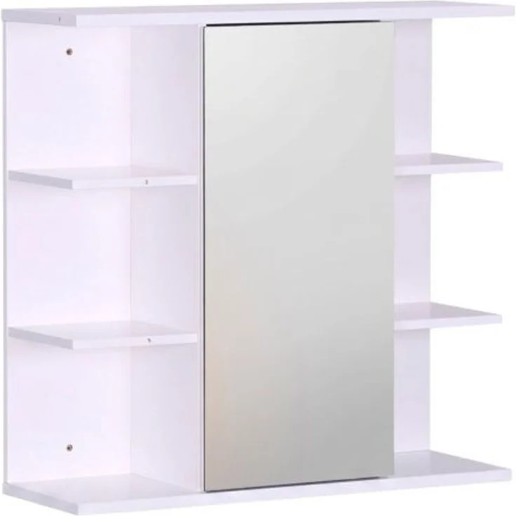 Relaxdays Spiegelschrank mit 8 Ablagen – Bild 7