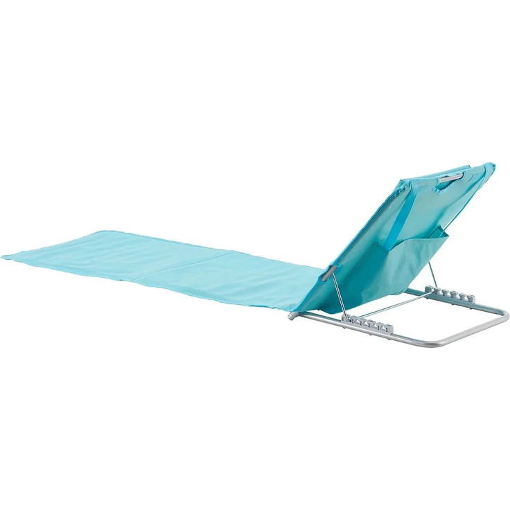 en. casa 'Cellorigo' Strandmatte, 2er Set, Stahl Grau, Polyester Türkis, 160x49 cm – Bild 5