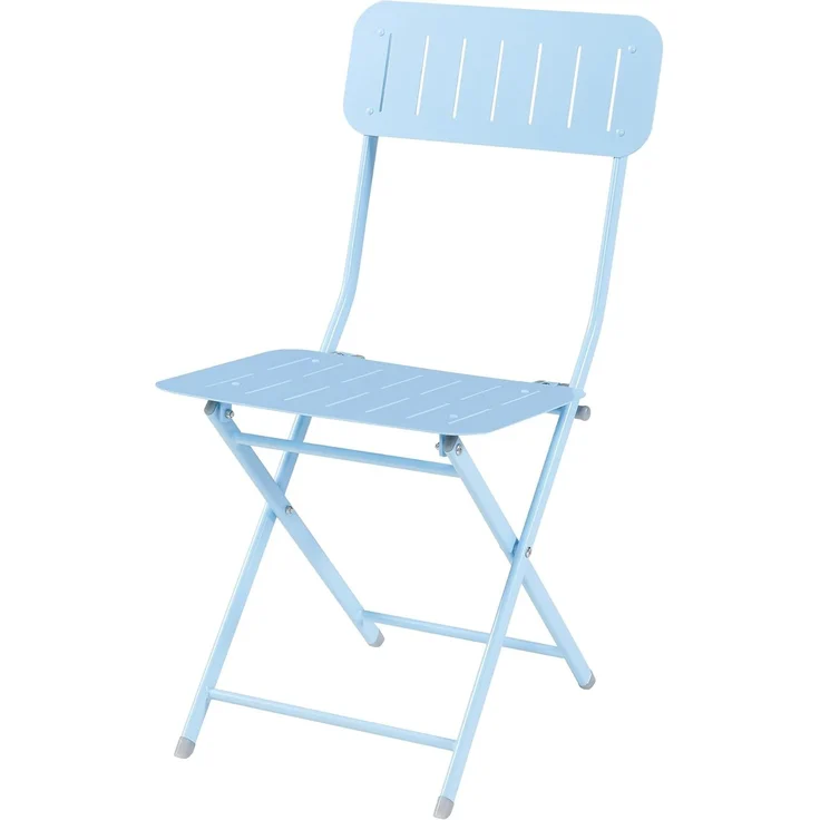 Klappstuhl Sande 2er Set Stahl Himmelblau [en. casa] – Bild 6