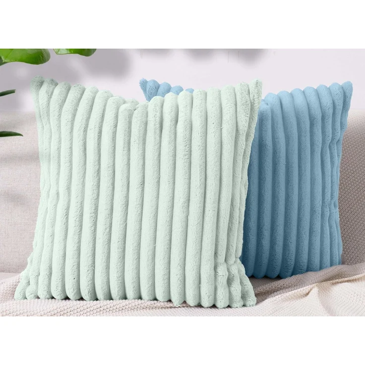 Amilian Dekokissen 2er Set - Zierkissen mit Füllung, Sofakissen, Couchkissen, (2 Stück), 40x40 cm, Dekokissen mit Füllung und Bezug, Wohnkissen – Bild 5