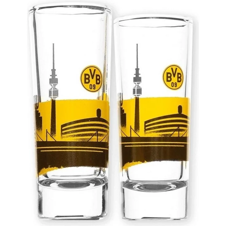 BVB Schnapsglas BVB Schnapsglas Skyline (2 Stück), Glas – Bild 4
